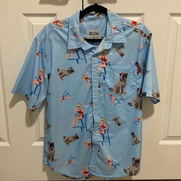 RSVLTS Other - RSVLTS “BEAUTY AND THE BEAST” SANDLOT SS BUTTON DOWN - MEDIUM